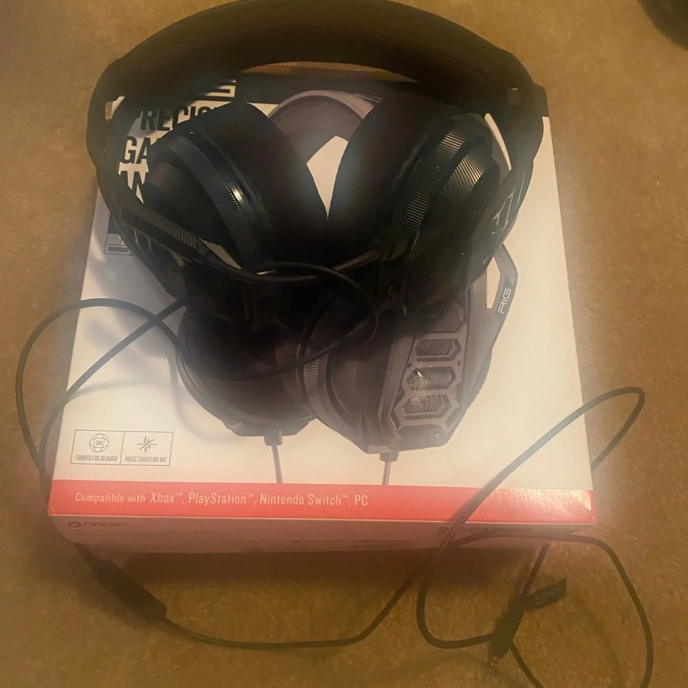 Rig precision game audio and chat headphones 400 HC